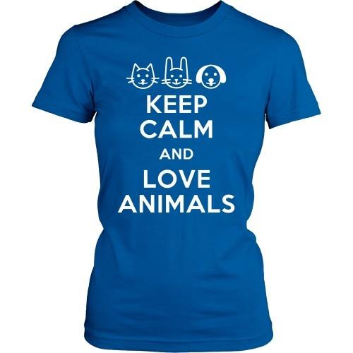 Vet Tech T Shirt - Keep calm and Love animals - Teelime | Unique t-shirts