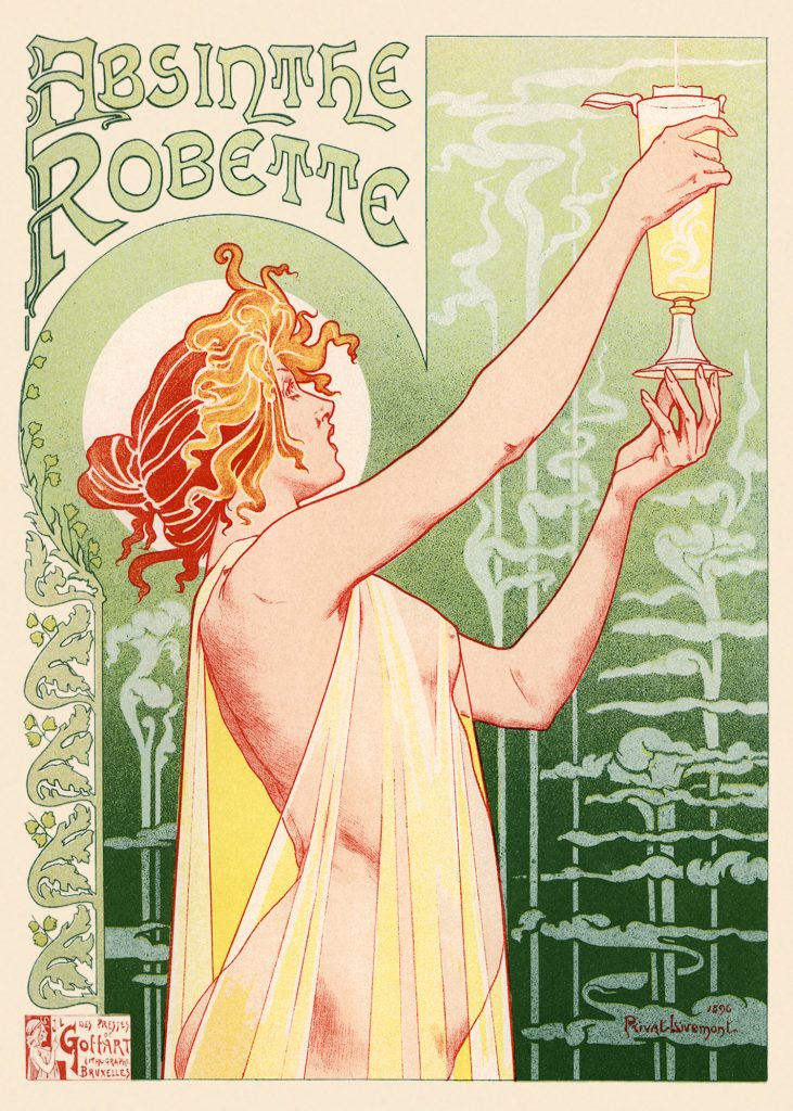 Absinthe Robette par Henri Privat-Livemont