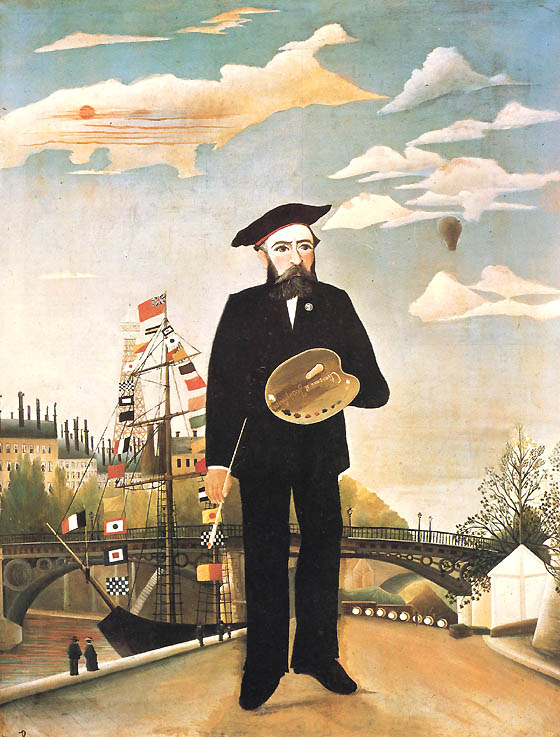 Henri Rousseau autoportrait