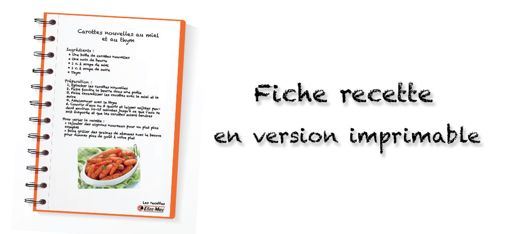 fiche recette carottes