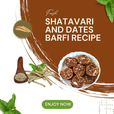 Shatavari and Dates Barfi Recipe