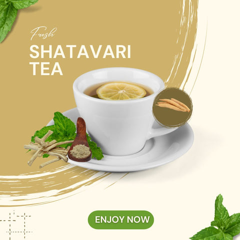 Shatavari with tea