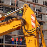 Hydraulic arm of excavator