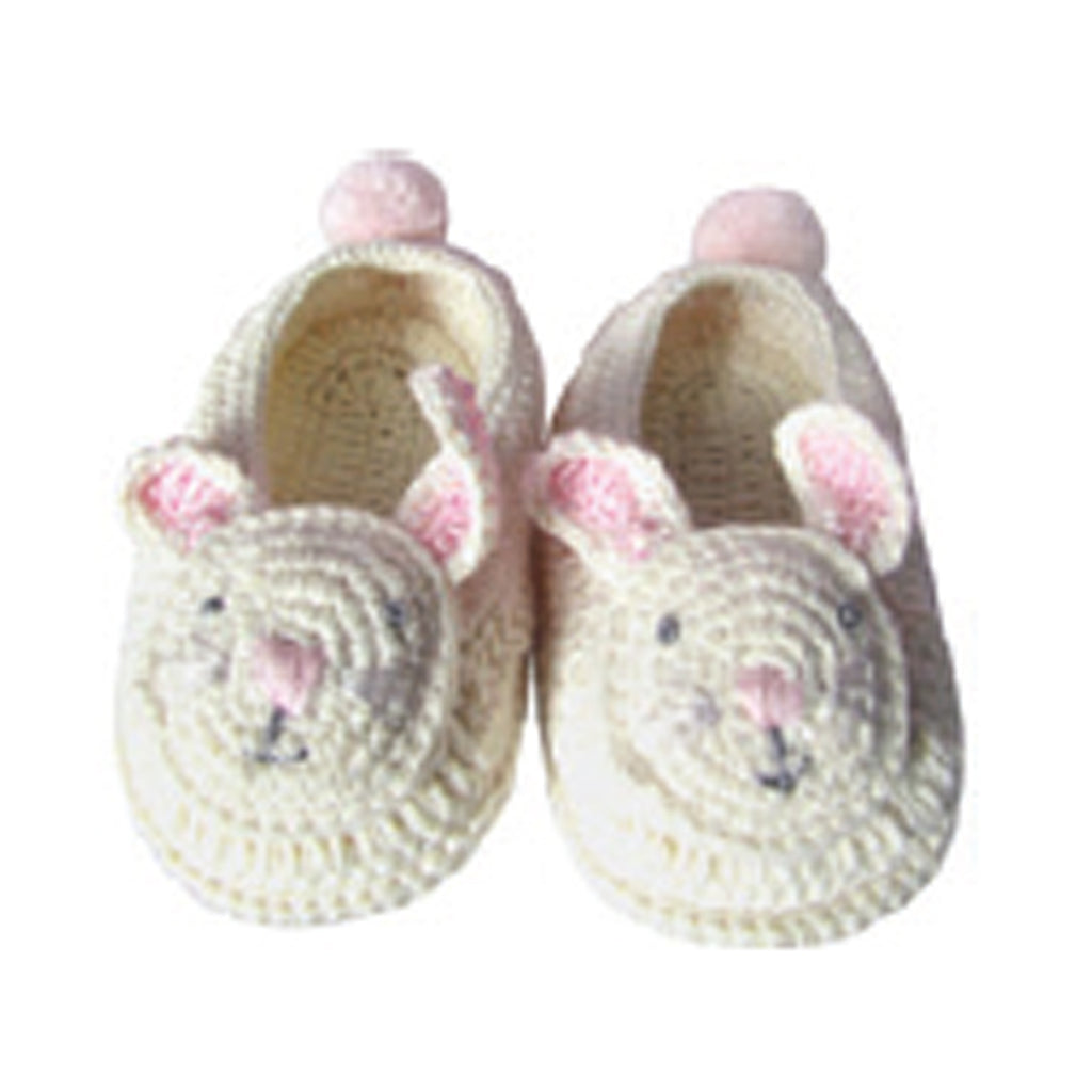 Baby Booties - Albetta Bunny Knitted 