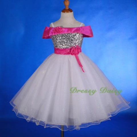 off shoulder dress for flower girl