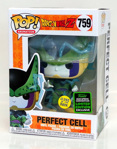 Funko Pop Dragon Ball Z Perfect Cell Gitd Eccc Hot Topic Exclusi Redrum Comics