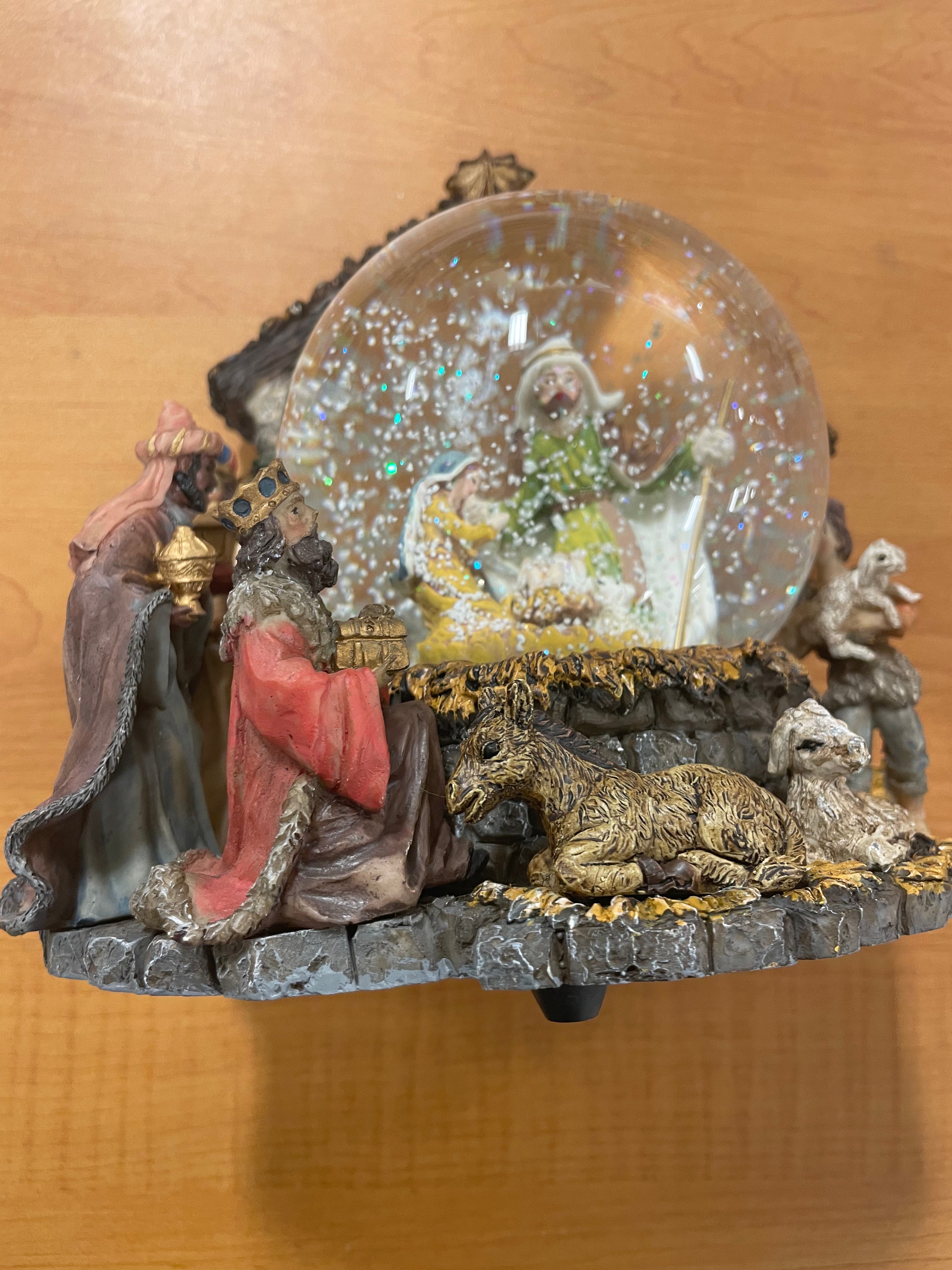 Nativity Musical Snow Globe