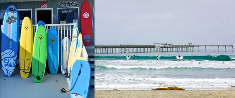 Better Surf than Sory early morning surfboard and beach rentals Ocean Beach San Diego Point loma