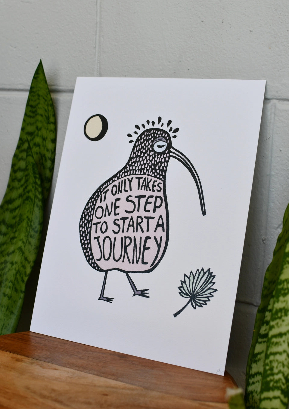 Fearless Kiwi Art Print