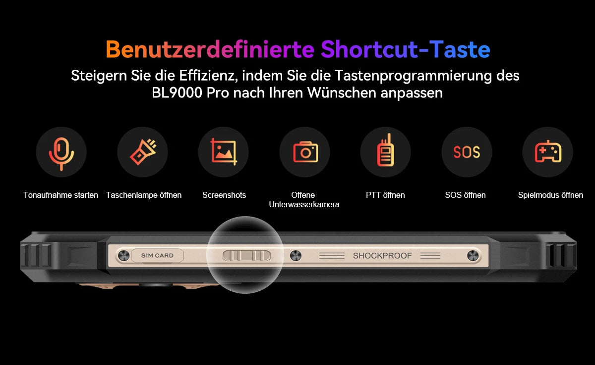 Blackview BL9000 Pro Deutsch Visual