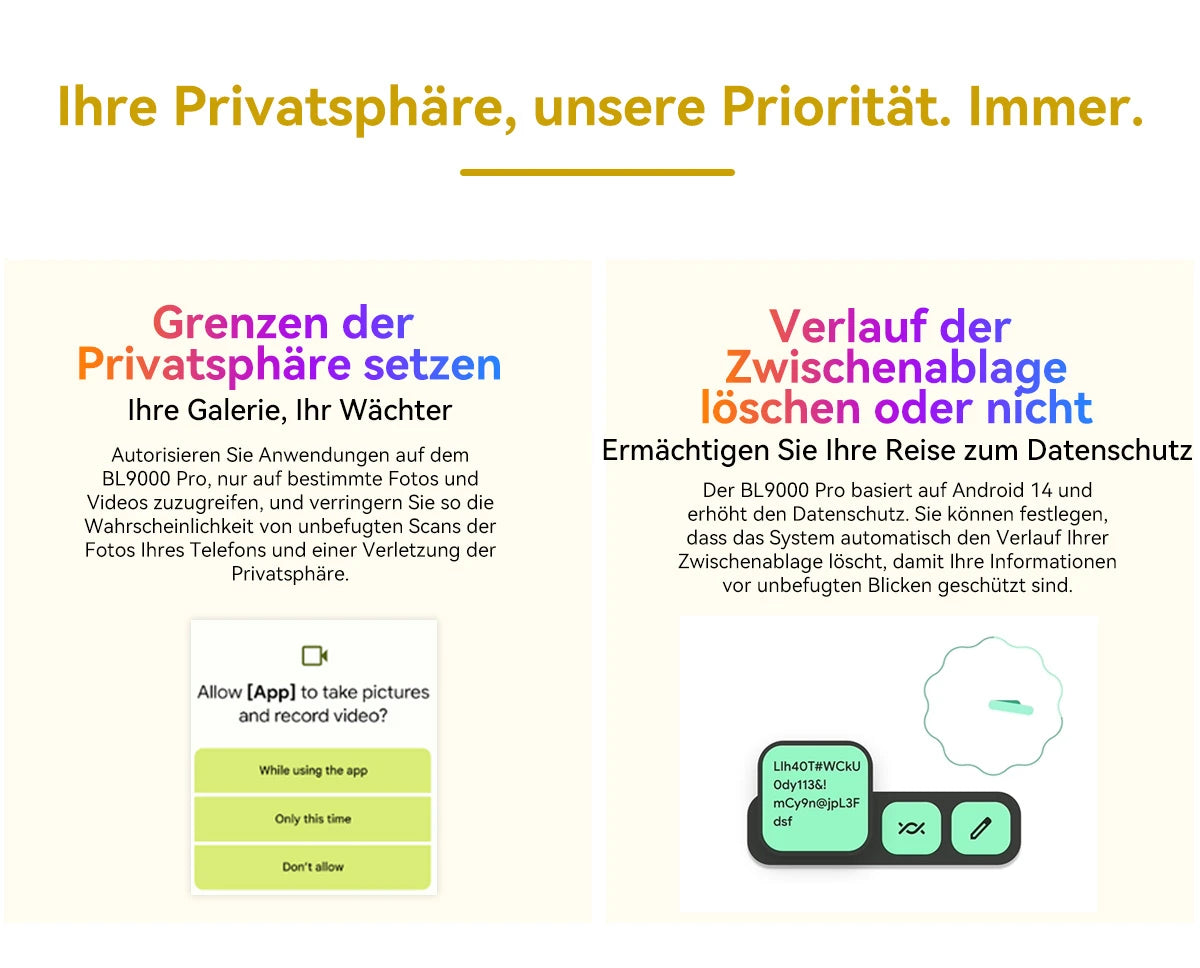Blackview BL9000 Pro Deutsch Visual