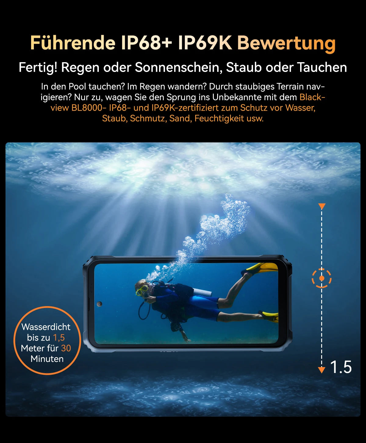 Blackview BL8800 Deutsch description