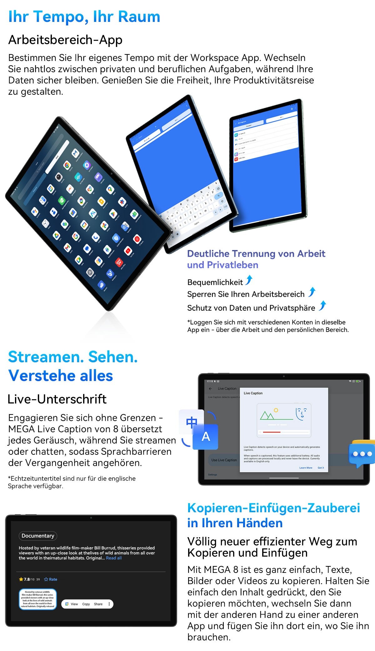 Blackview Mega 8 deutschland visual details