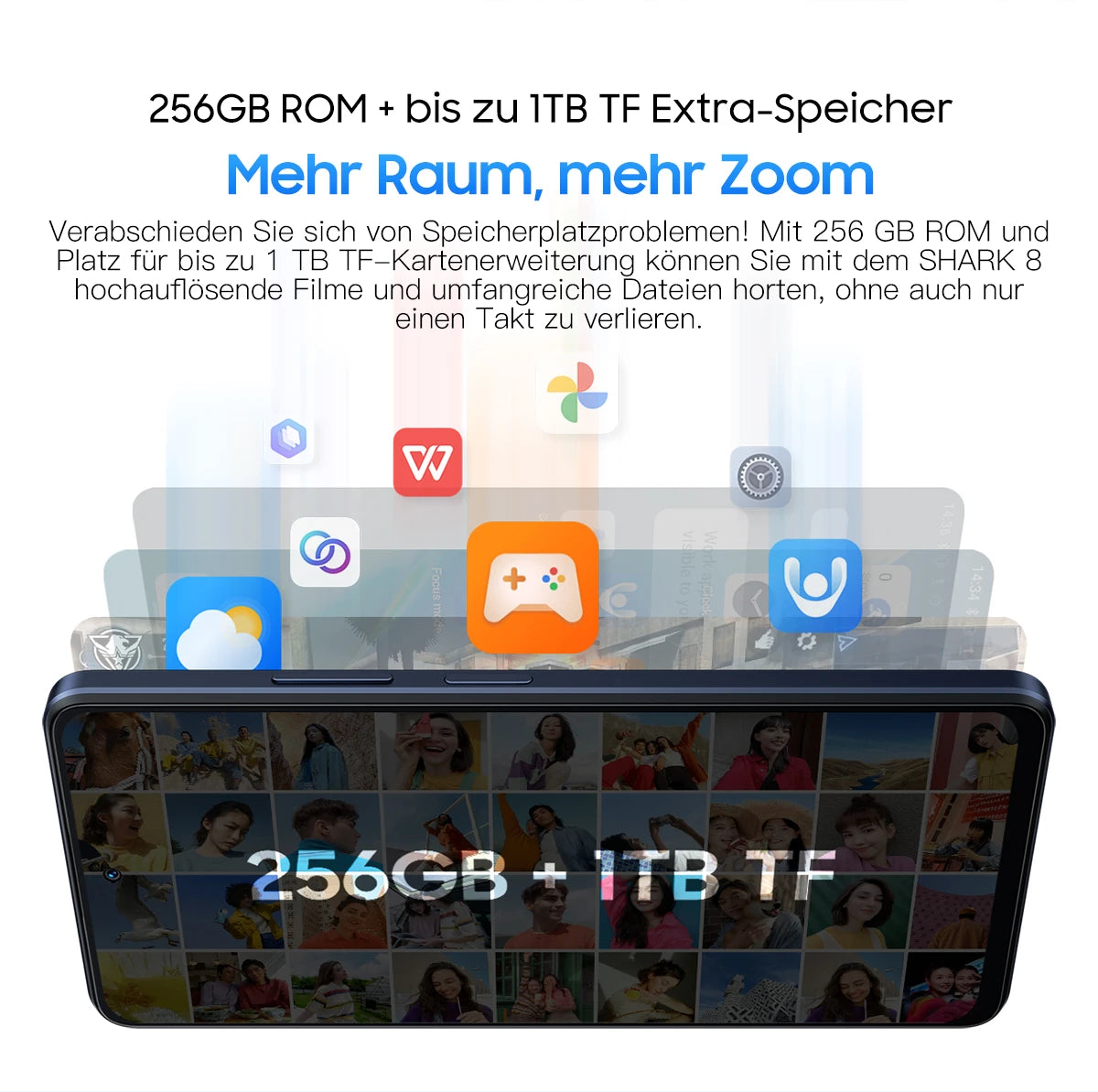 Blackview Shark 8 Deutsch Visual