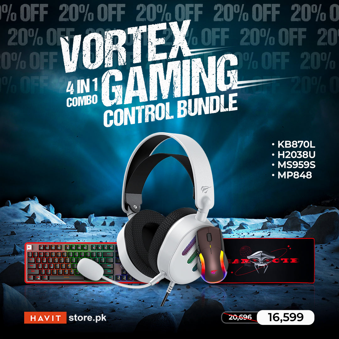 Havit Vortex Gaming Control [ 4 IN 1 ] Bundle