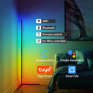 RGB LED Floor lamp 180CM / 5.9ft - Jamil 