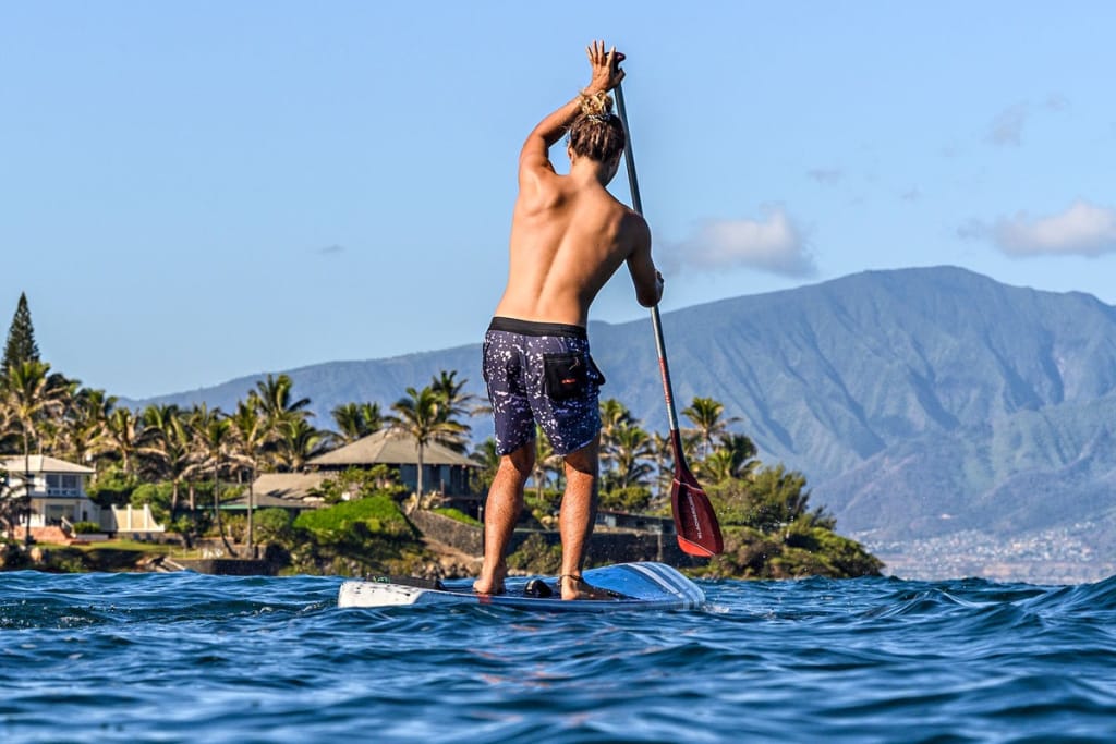 Bernd Roediger, infinity sup, fastest sup race paddle, standup paddler, carbon, lightest, black project sup, black project paddles, hydro flowX