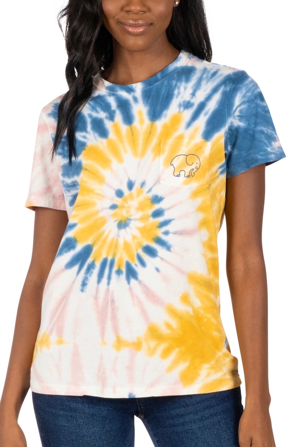 Short Sleeve Elephant Graphic Tees & Tie Dye T-Shirts | Ivory Ella