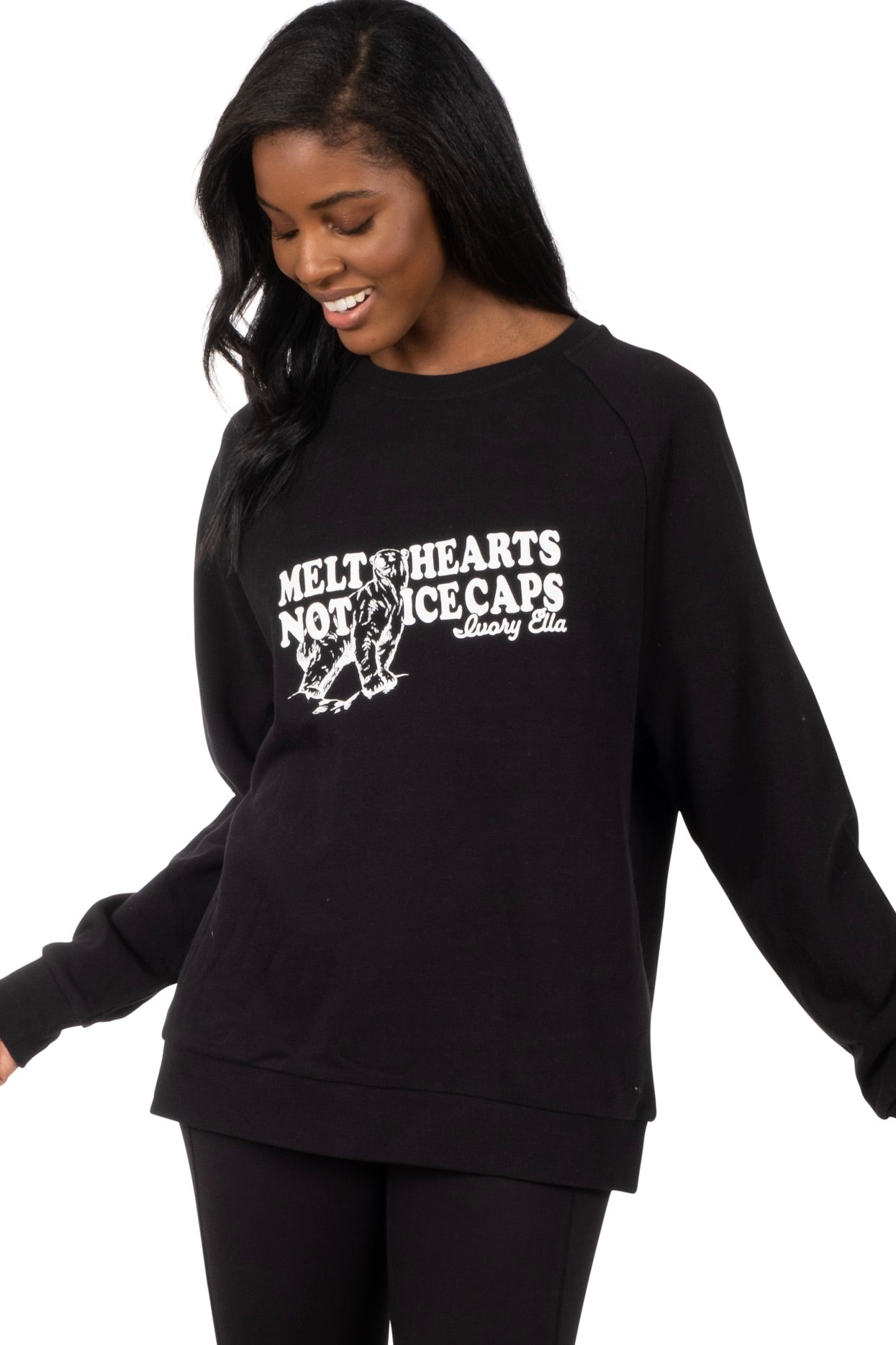 melt the lady ”M” short hoodie black - cemac.org.ar