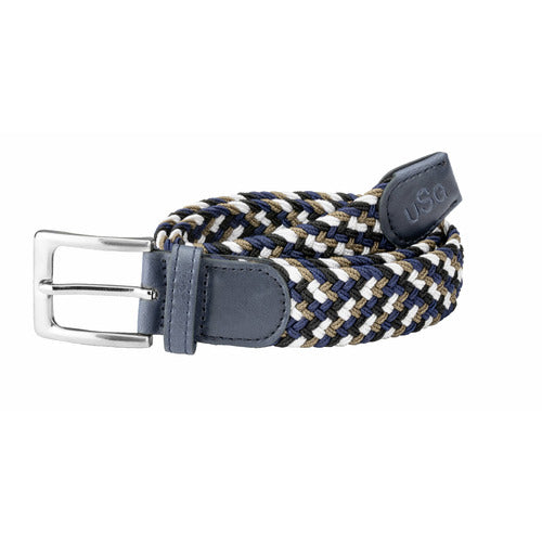 multicolor braided belt