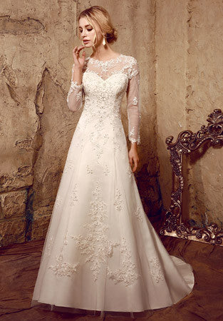 31+ Vintage Lace Wedding Dresses With Sleeves