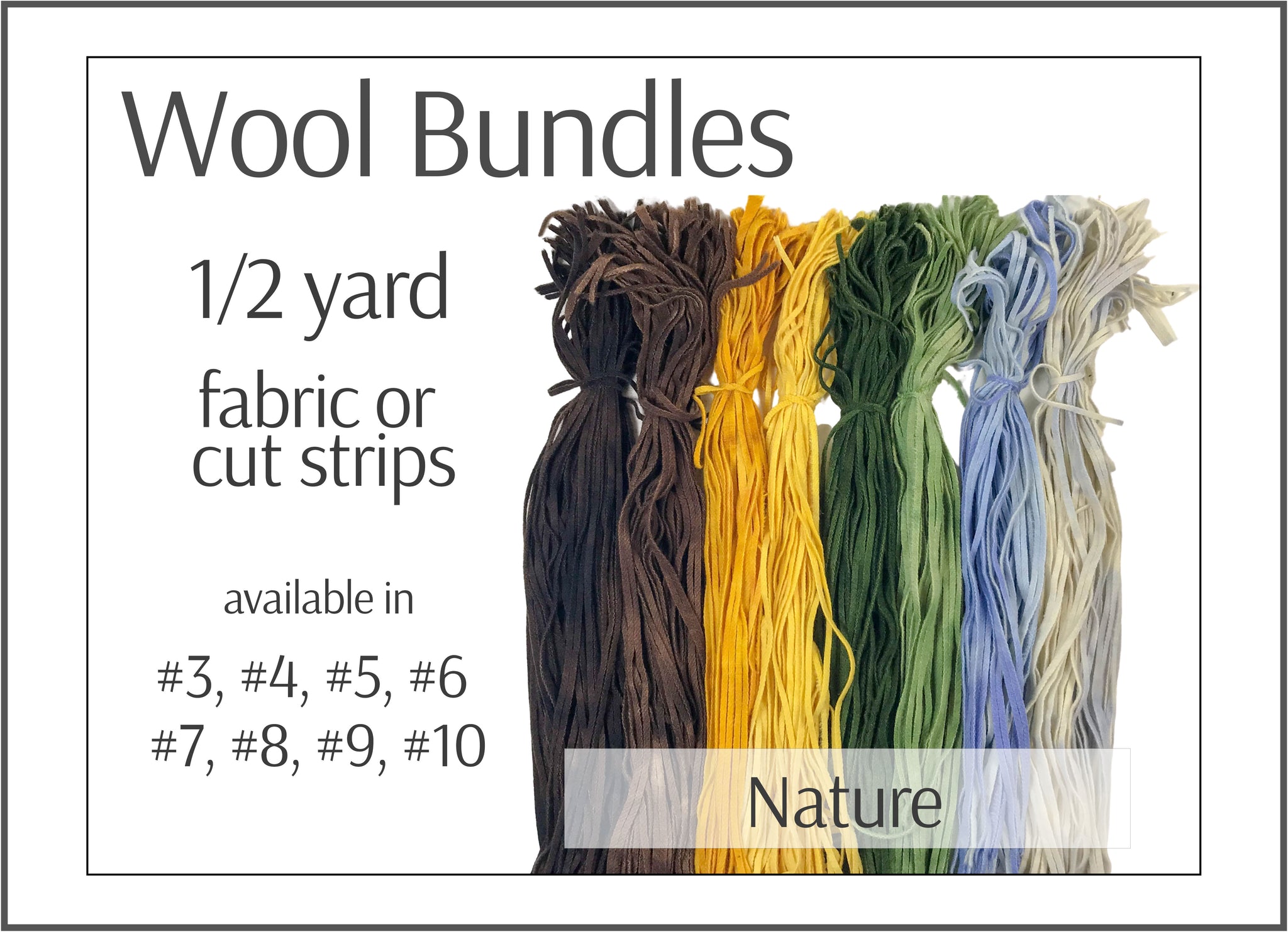 Rug Hooking Wool Bundle - Rainbow - Loopy Wool Supply