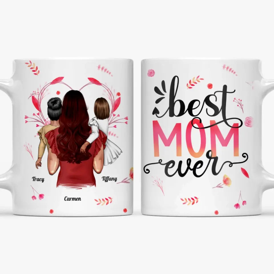 The Best Mom Ever - Personalized Ceramic Mug