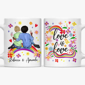 Love Is Love Pride - Personalized Ceramic Mug - Prints Avenue