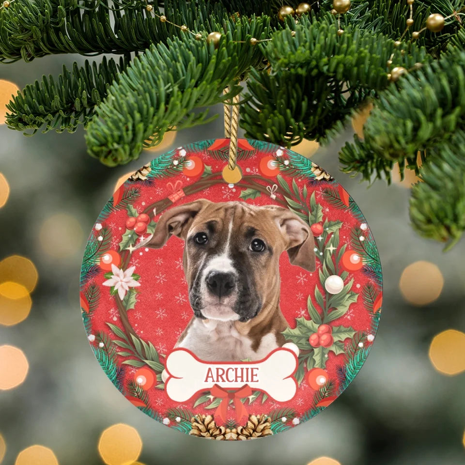 Dog Christmas - Personalized Ornament