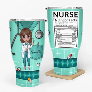 Nurse Nutrition Facts - Personalized 30 oz Tumbler - Prints Avenue
