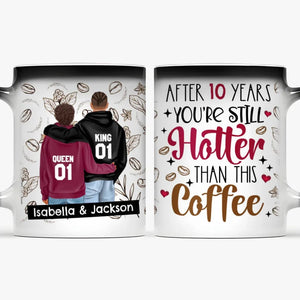 My Wife Is Hotter Than My Coffee - Personalized Color Changing Mug - Prints Avenue