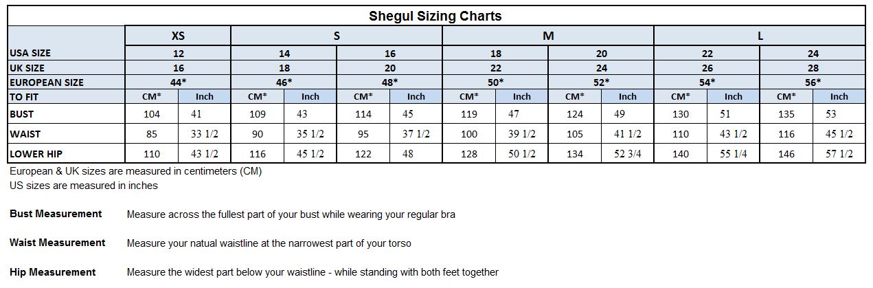 Size Guide, Find Your Perfect Fit