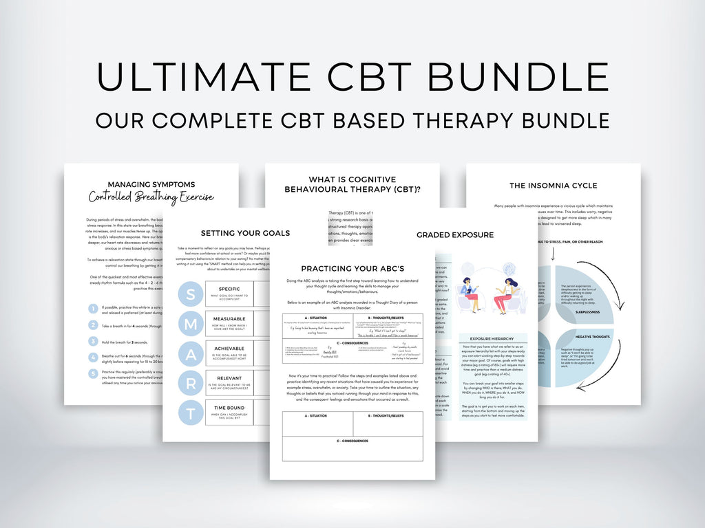 CBT Worksheets Mega Bundle