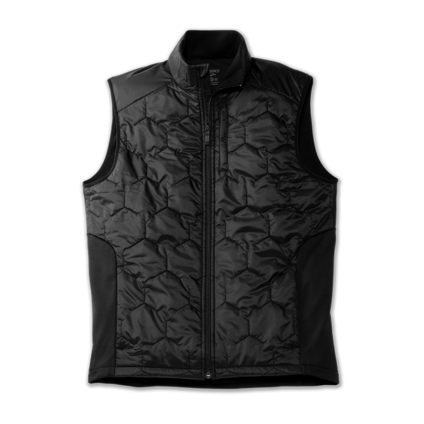 brooks vest mens silver