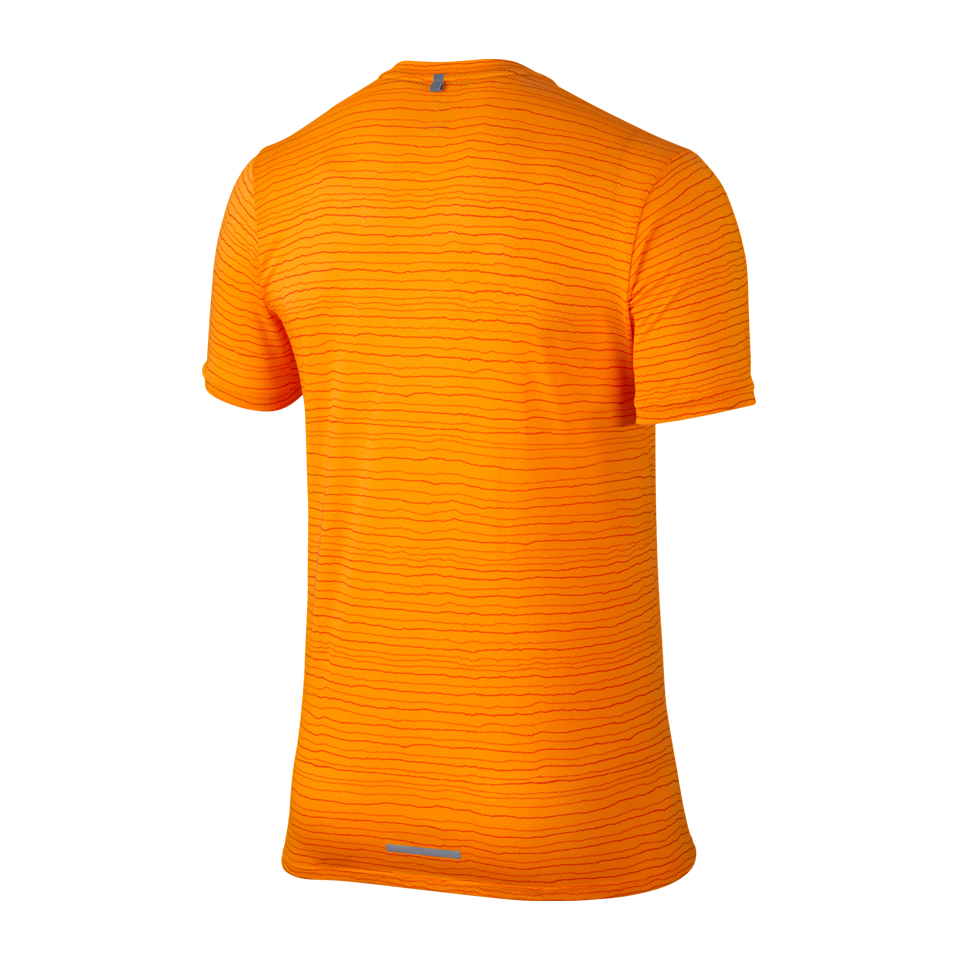 Nike Men's Dri-FIT Cool Tailwind Stripe Shirt Vivid Orange - Play ...