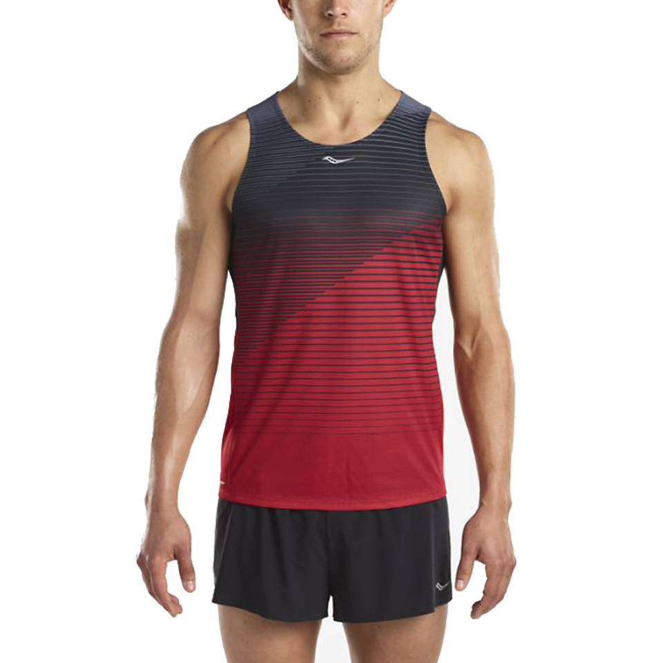 saucony men's endorphin singlet