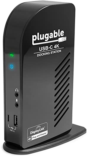 PLUGABLE USB-C 4K Docking Station -NO Power Supply!