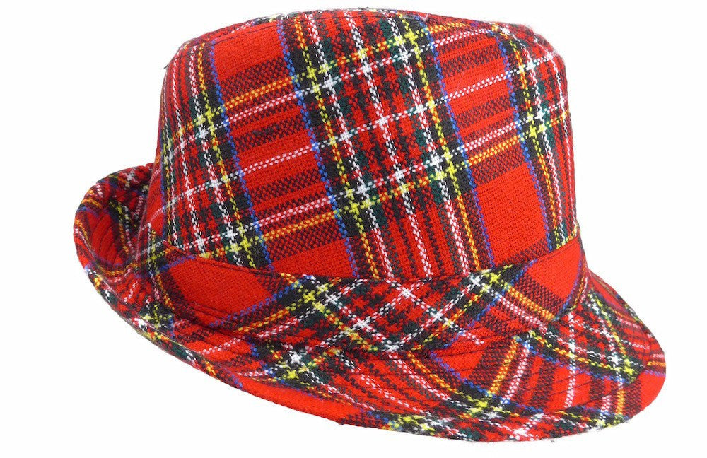 Scottish Felt Fedora Hat