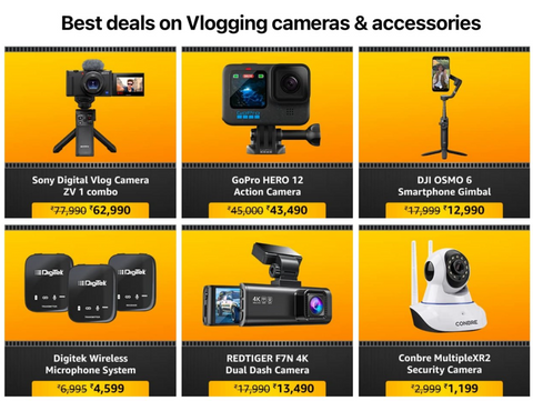 Photography Cameras & Accessories Vlogging cameras & accessories
