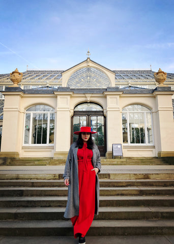 Art and Fashion 3 YUAN LI LONDON Millinery at Chihuly Kew Garden Exhibition