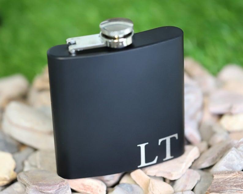 Engraved Flask, Hip Flask, Custom Flask, Monogrammed Flask