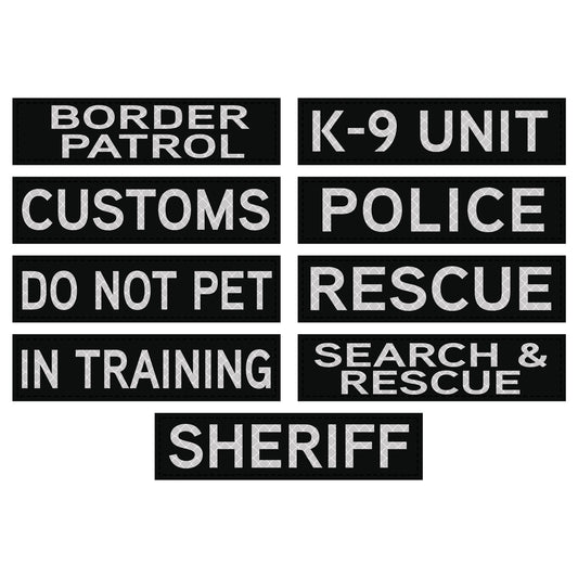 Redline K-9 Embroidered Non-Reflective ID Patch Coyote - 1.5 x 6 –  DogSport Gear
