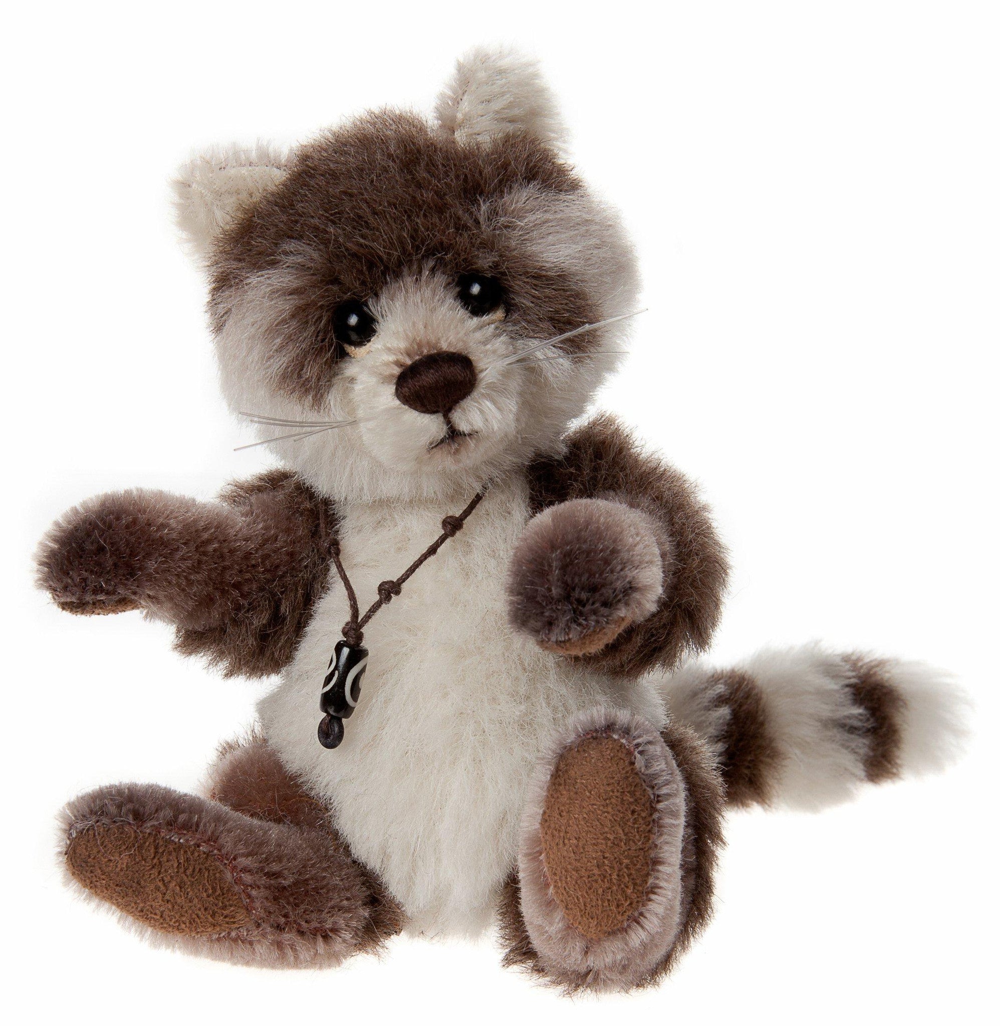 racoon teddy bear