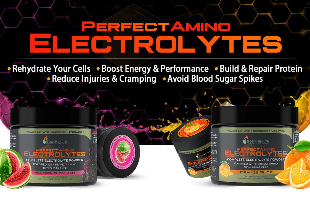 PerfectAmino Electrolytes - Delicious formulas in two delicious flavors