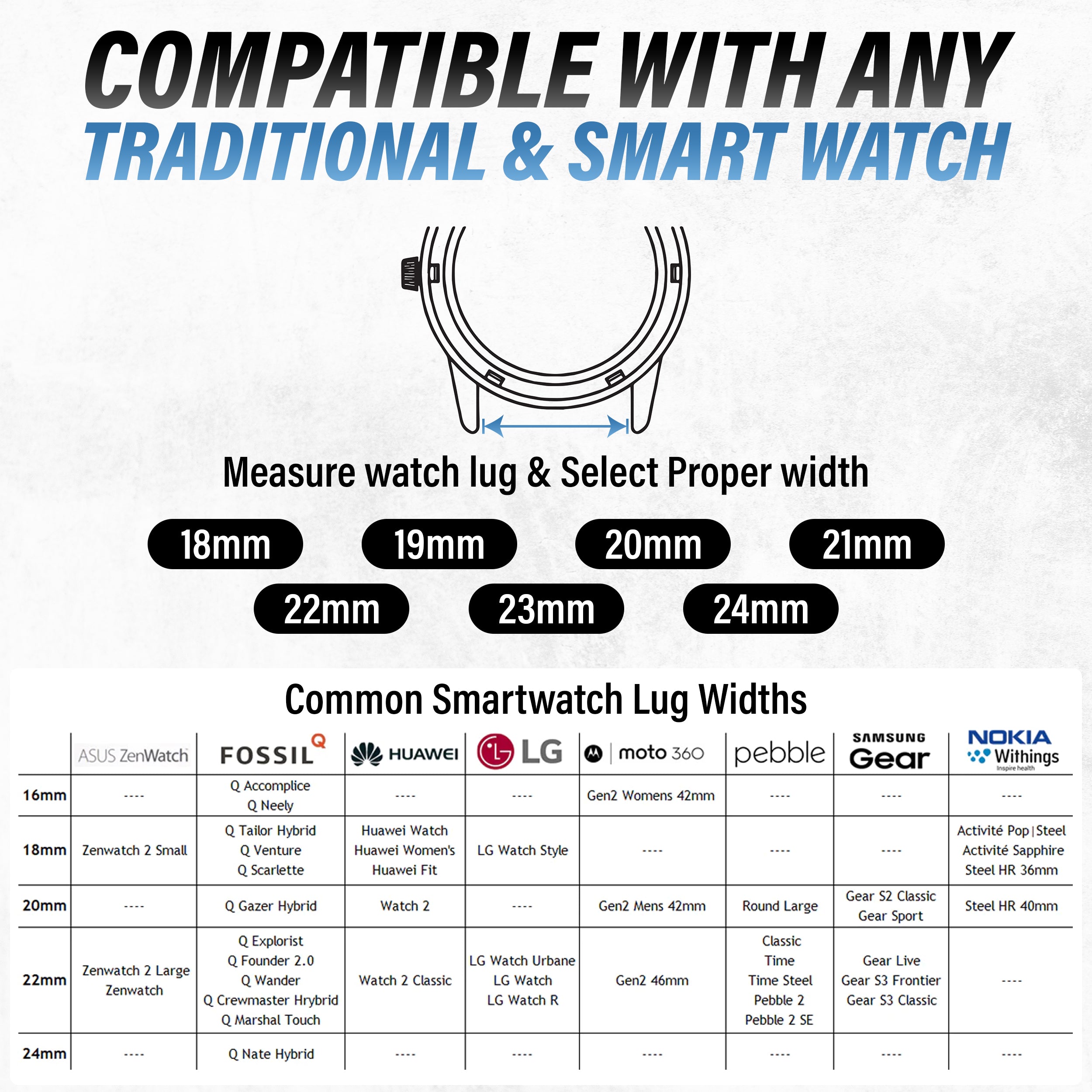 G shock watch sales size guide