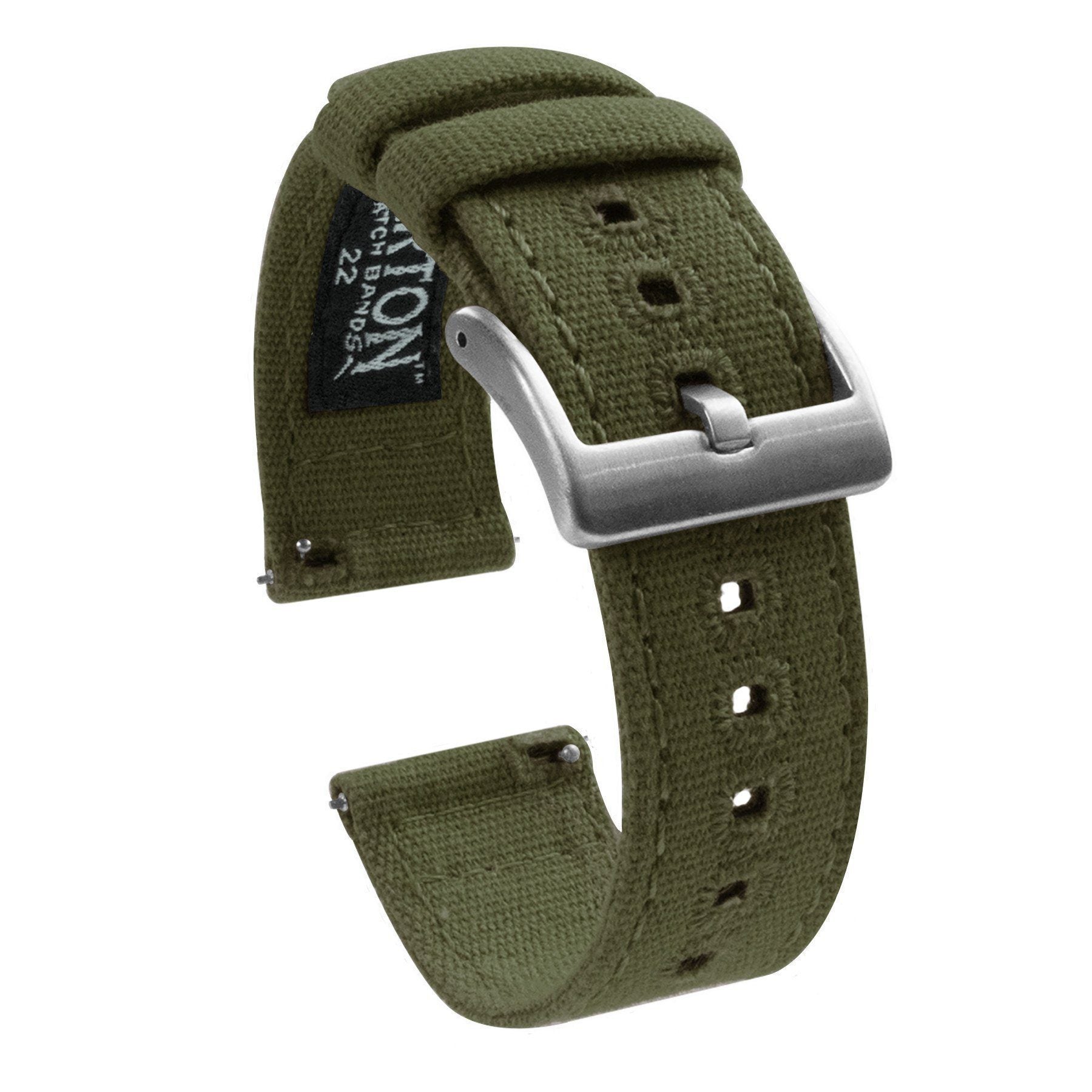 Fossil Q Watch Strap | Fossil Green Watch Band | BARTON – Barton Watch Bands