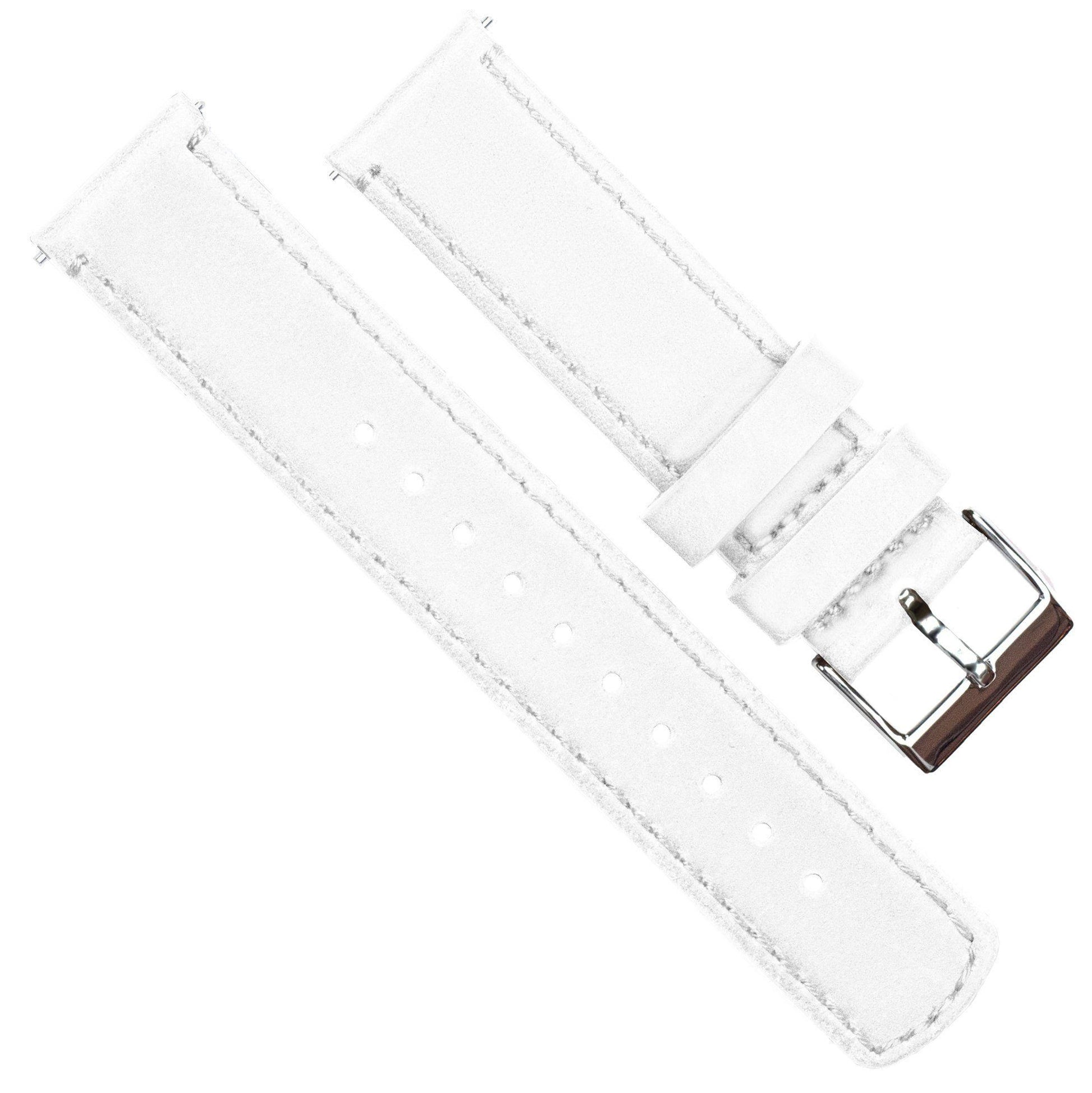 Honey Tan Horween Rally Watch Strap White Stitch 20mm 22mm