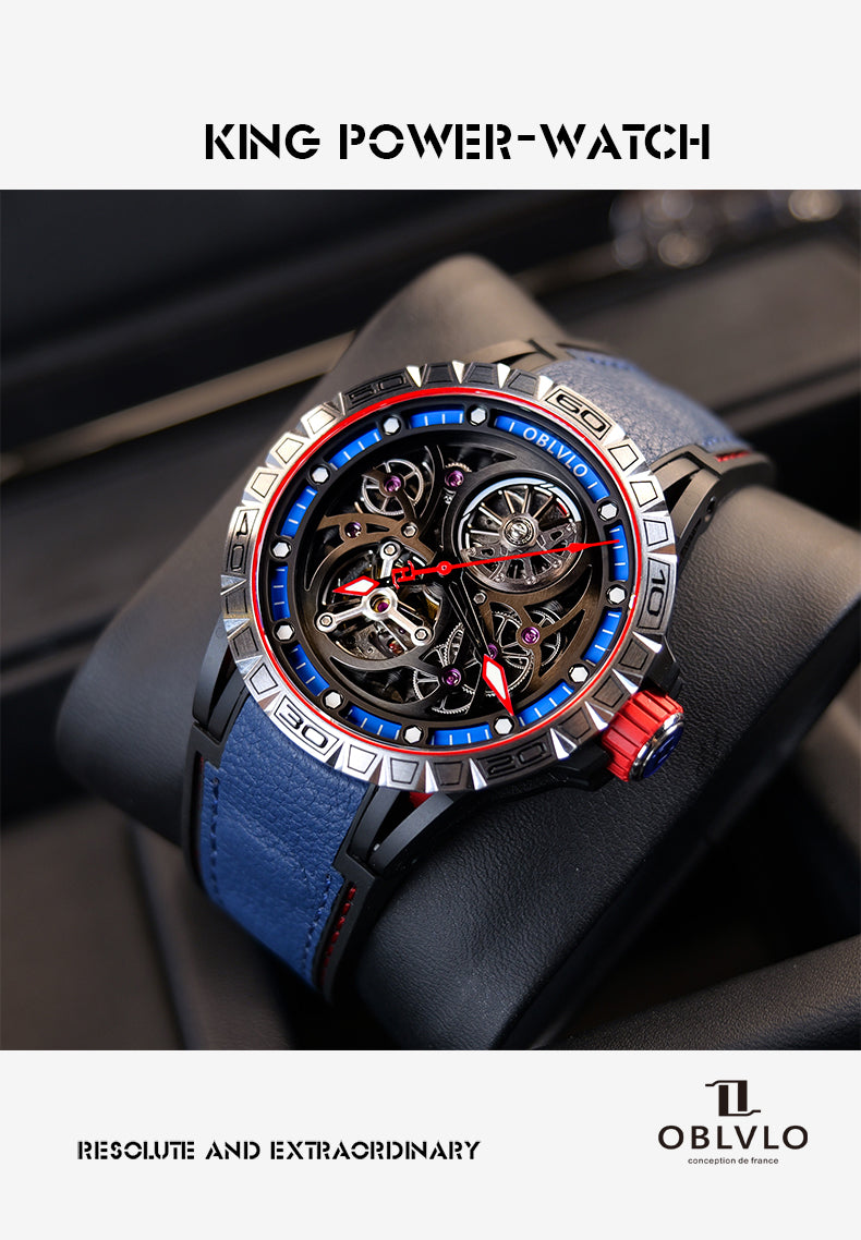 Best Affordable Luxury Skeleton Automatic Mechanical Watches from Oblvlo LMS BTLL