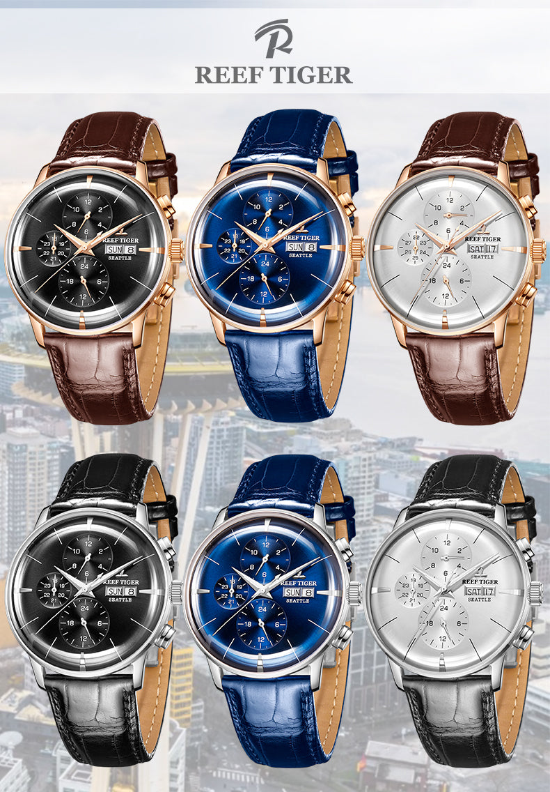 Luxury Automatic Dress Chronograph Watches at Reef Tiger Seattle Chiefs