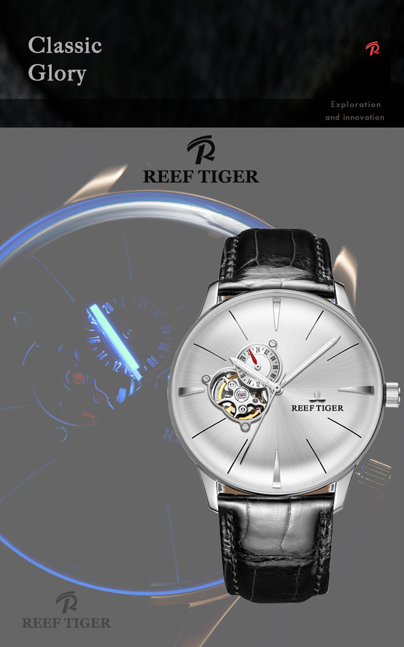 High Quality Luxury Reef Tiger Designer Classic Glory Dress Watches